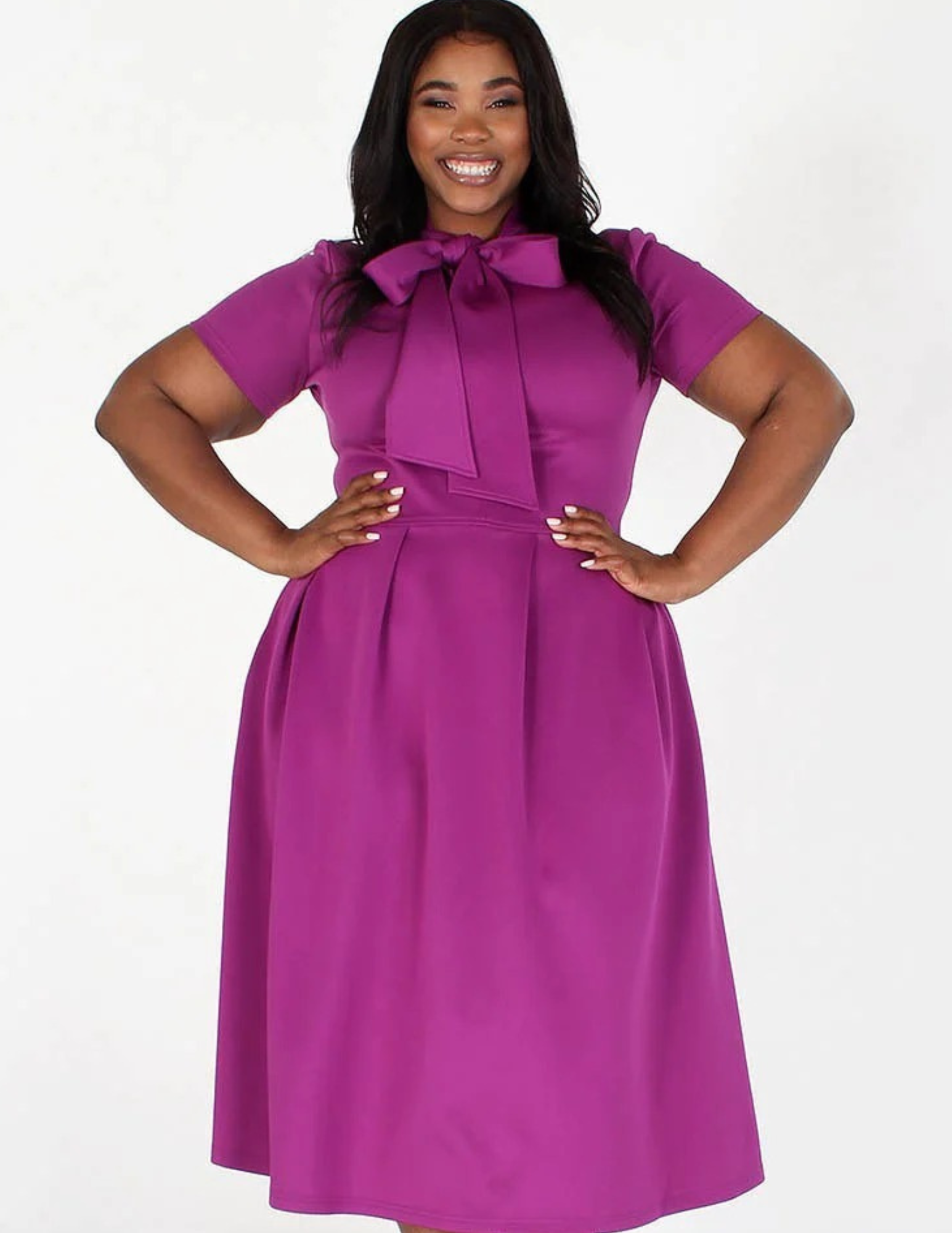 Modest Bow Tie Dress