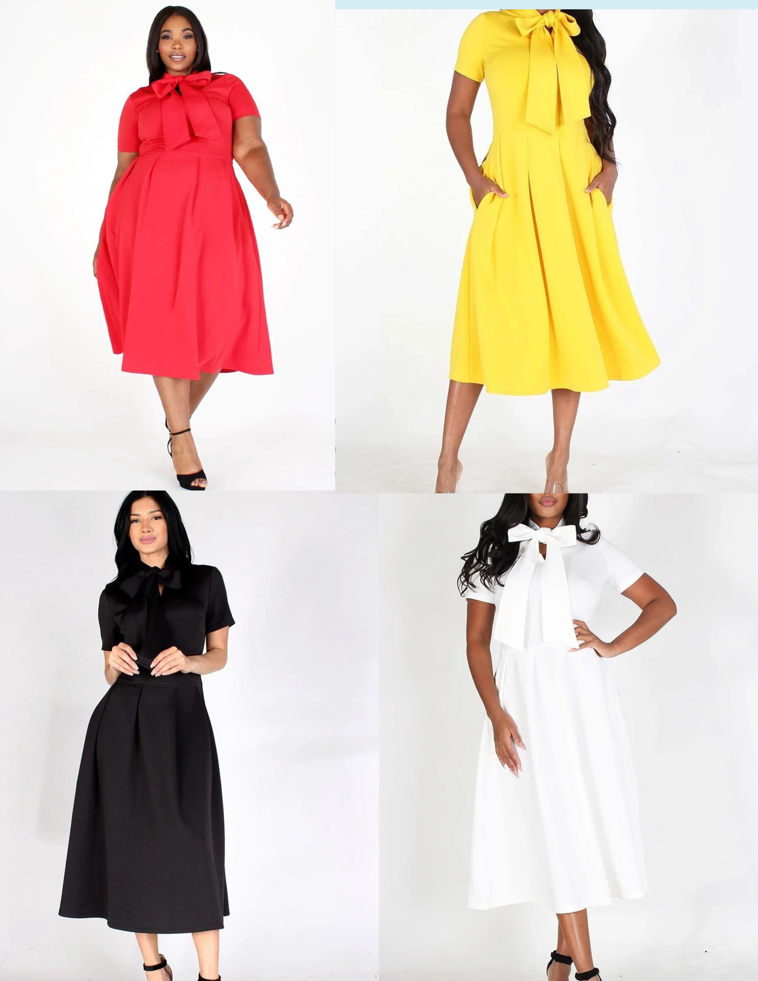 Modest Bow Tie Dress