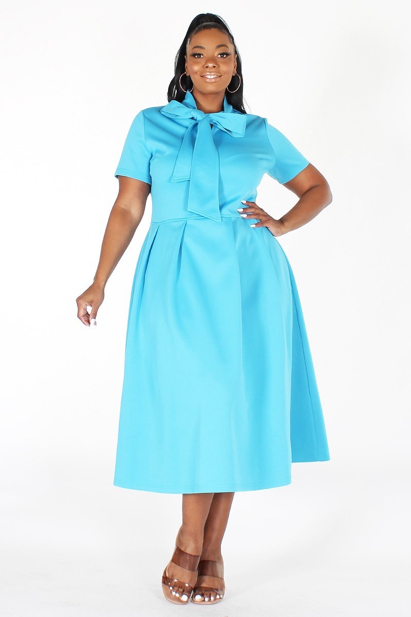 Modest Bow Tie Dress